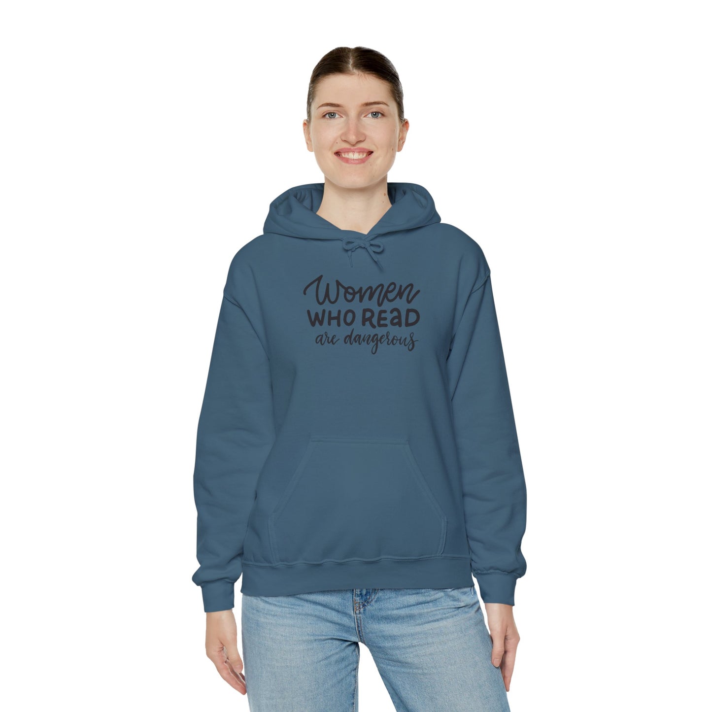 Women Who Read Are Dangerous Hoodie - Unisex Heavy Blend™ Sweatshirt - LUVEN