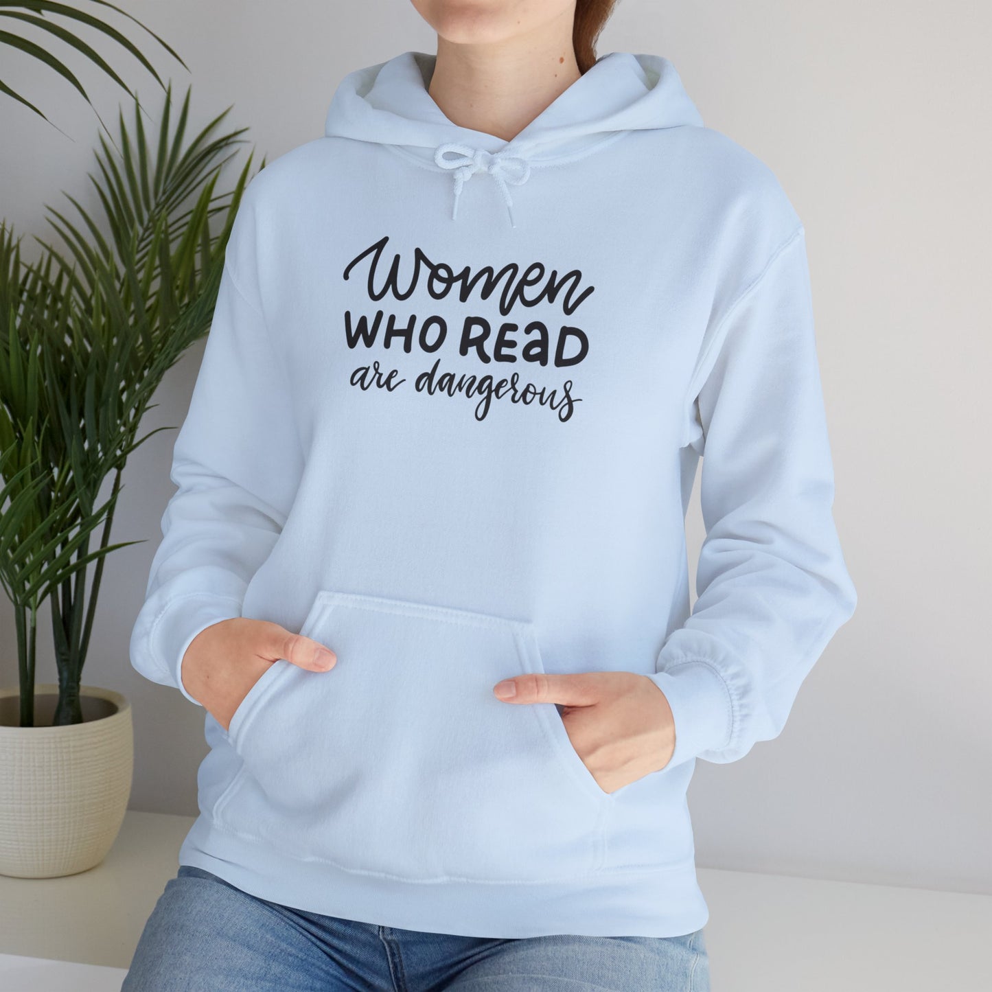 Women Who Read Are Dangerous Hoodie - Unisex Heavy Blend™ Sweatshirt - LUVEN