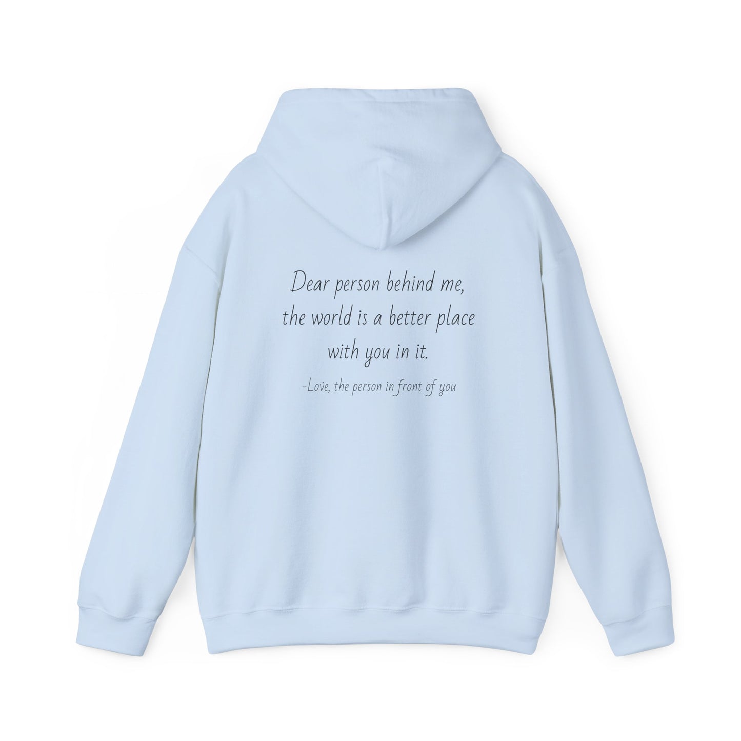Positivity Vibes Unisex Hoodie with Uplifting Message - Comfort Blend - LUVEN