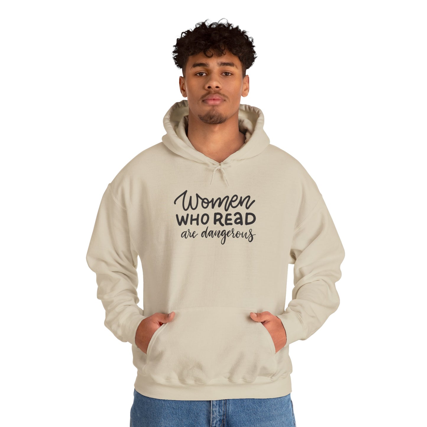 Women Who Read Are Dangerous Hoodie - Unisex Heavy Blend™ Sweatshirt - LUVEN