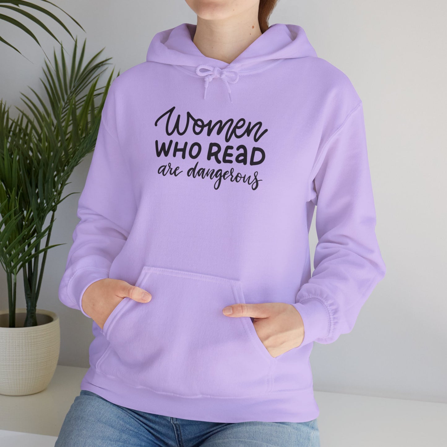 Women Who Read Are Dangerous Hoodie - Unisex Heavy Blend™ Sweatshirt - LUVEN