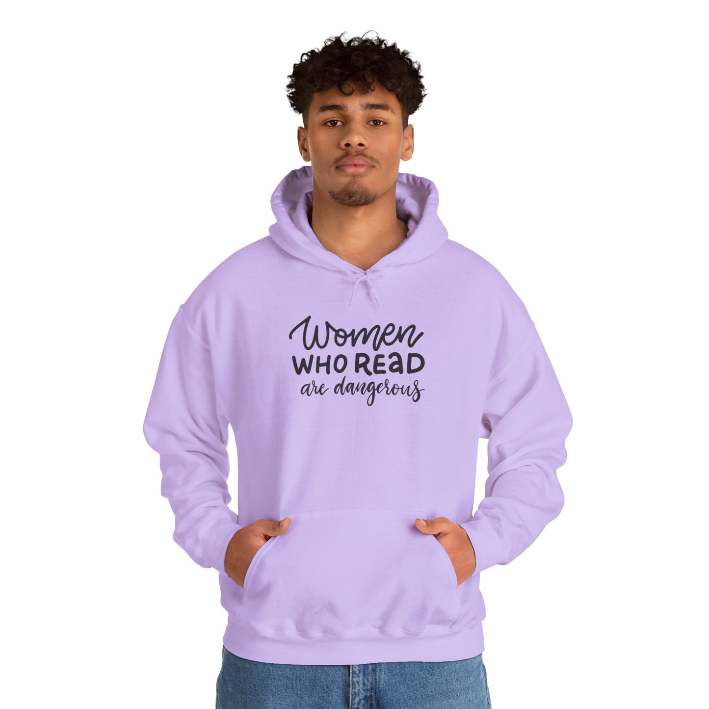 Women Who Read Are Dangerous Hoodie - Unisex Heavy Blend™ Sweatshirt - LUVEN