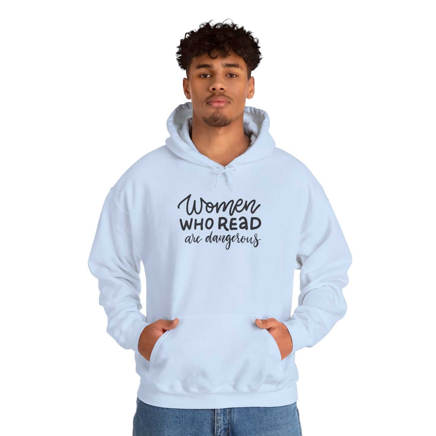 Women Who Read Are Dangerous Hoodie - Unisex Heavy Blend™ Sweatshirt - LUVEN