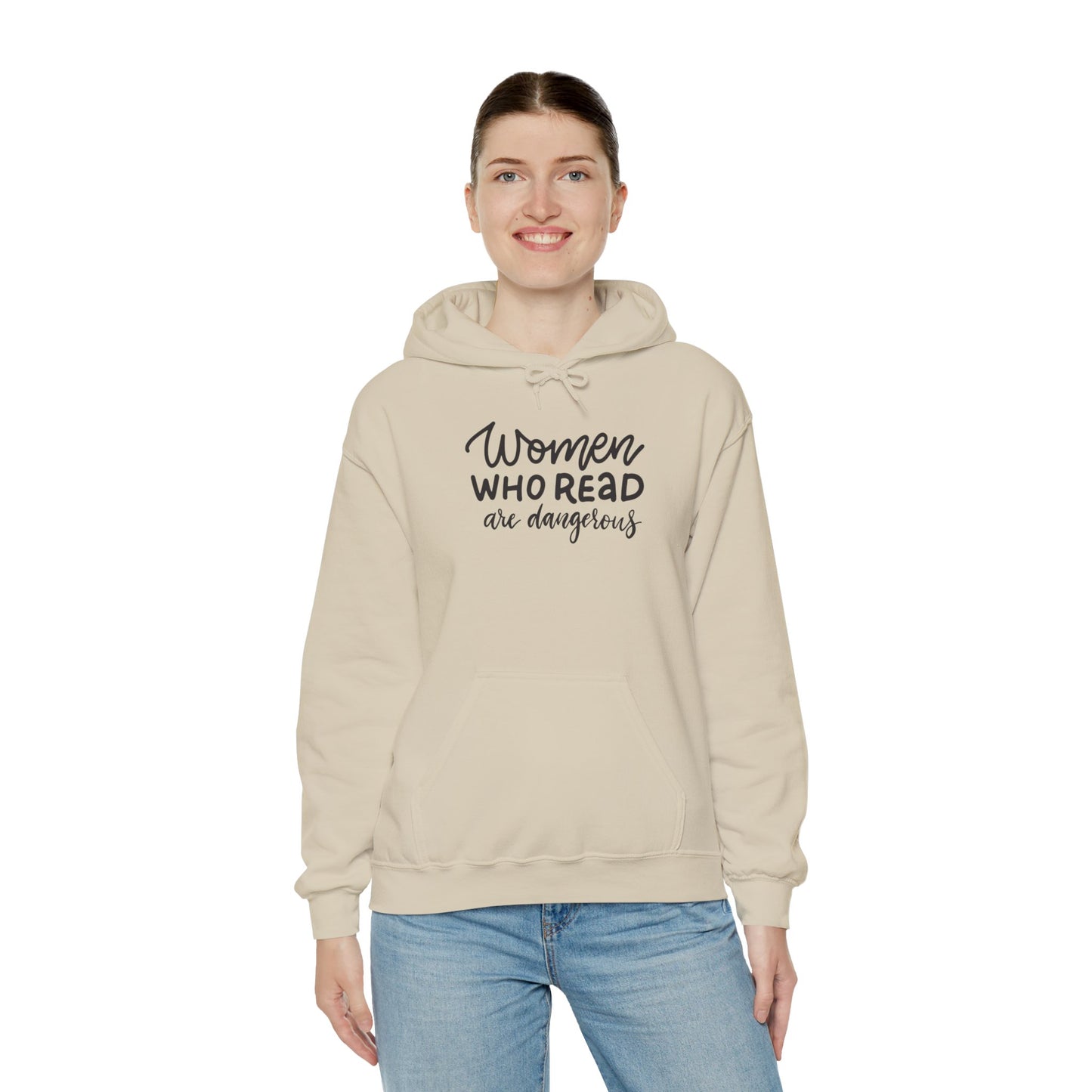 Women Who Read Are Dangerous Hoodie - Unisex Heavy Blend™ Sweatshirt - LUVEN