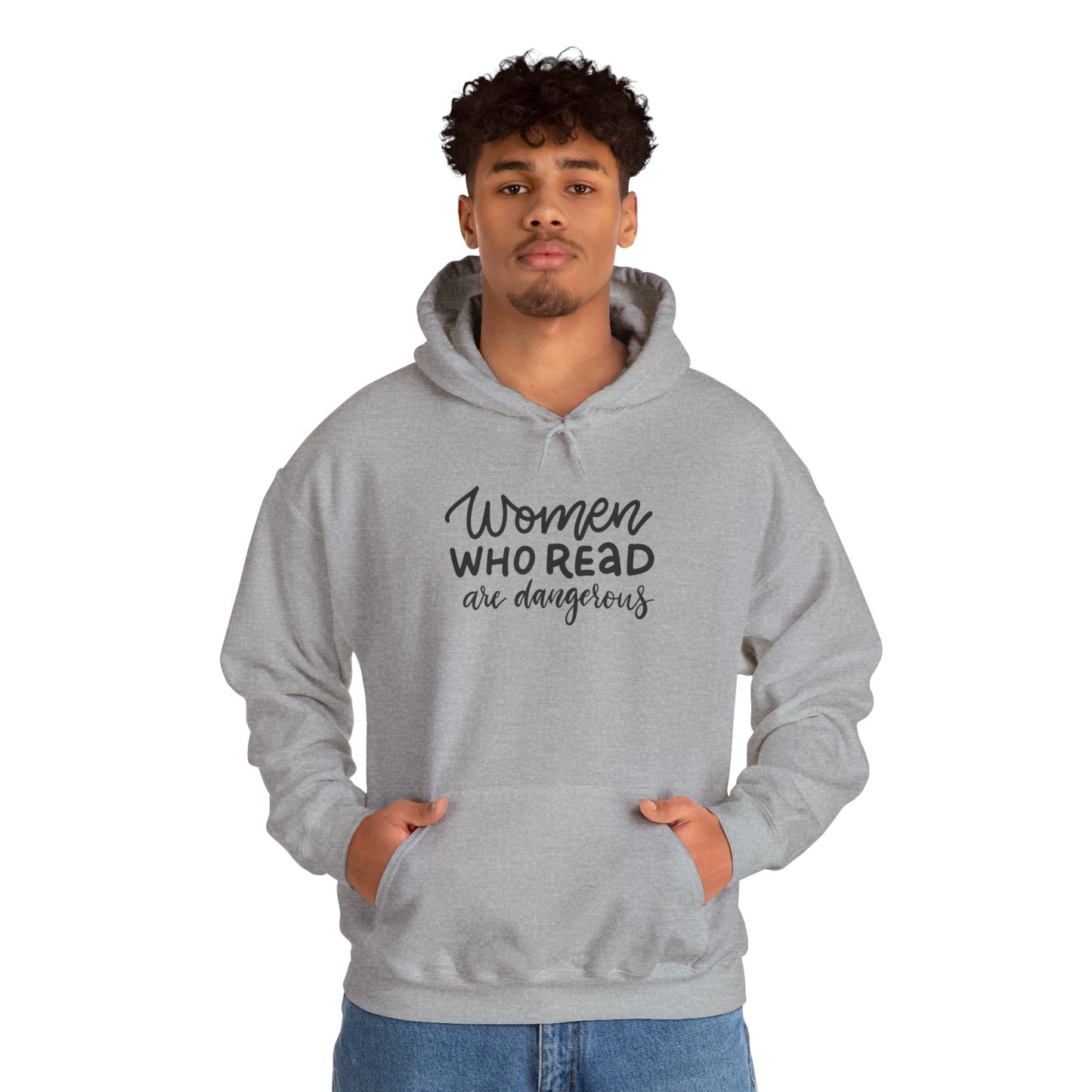Women Who Read Are Dangerous Hoodie - Unisex Heavy Blend™ Sweatshirt - LUVEN