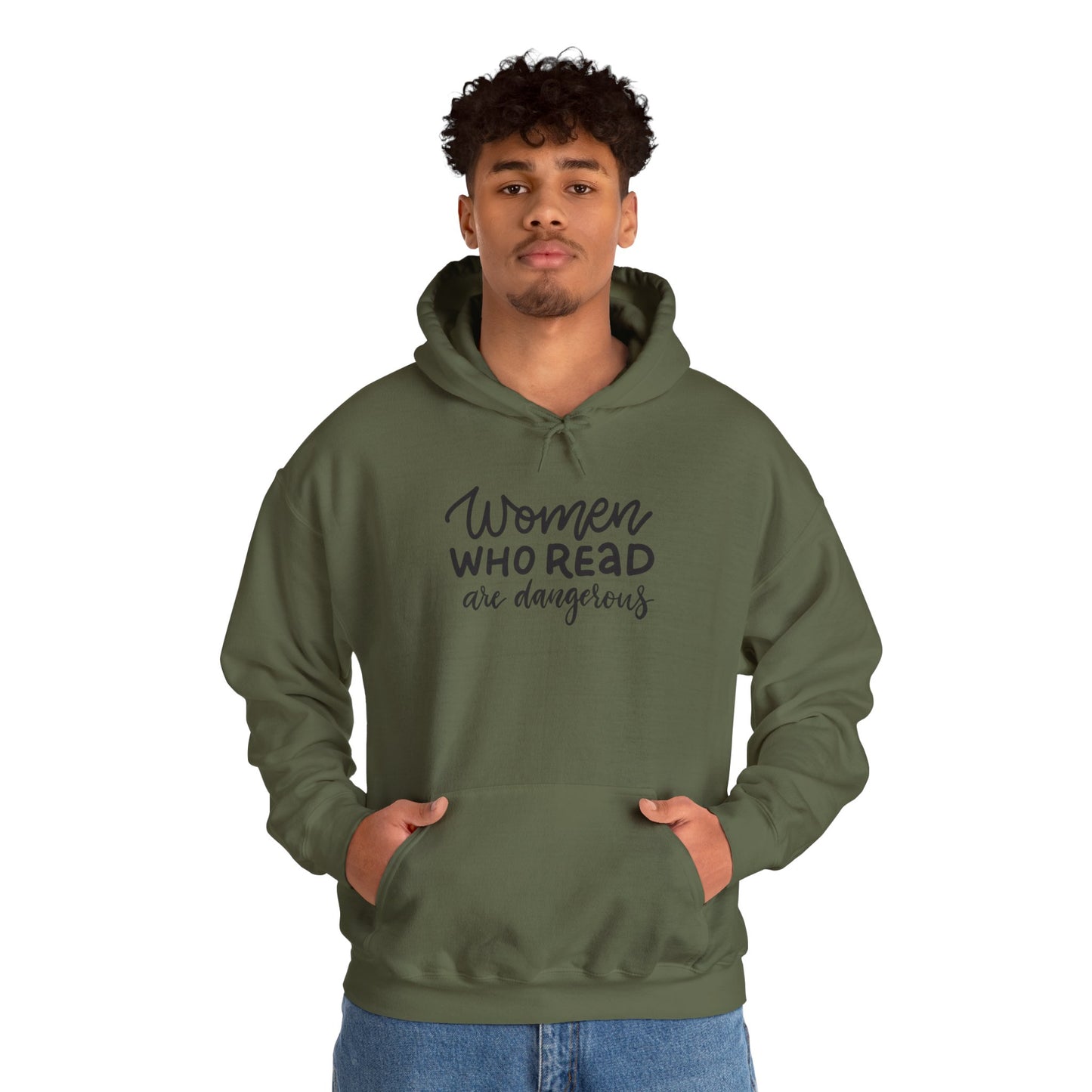 Women Who Read Are Dangerous Hoodie - Unisex Heavy Blend™ Sweatshirt - LUVEN
