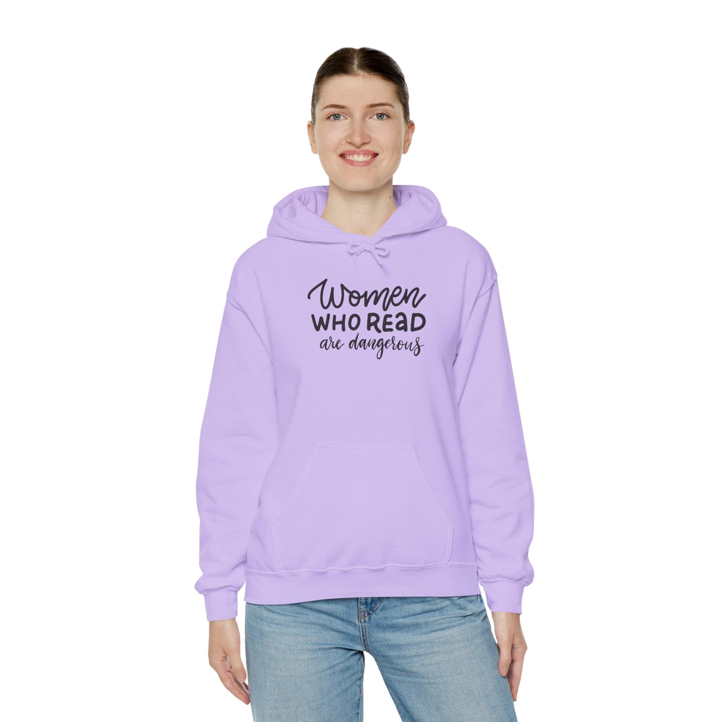 Women Who Read Are Dangerous Hoodie - Unisex Heavy Blend™ Sweatshirt - LUVEN