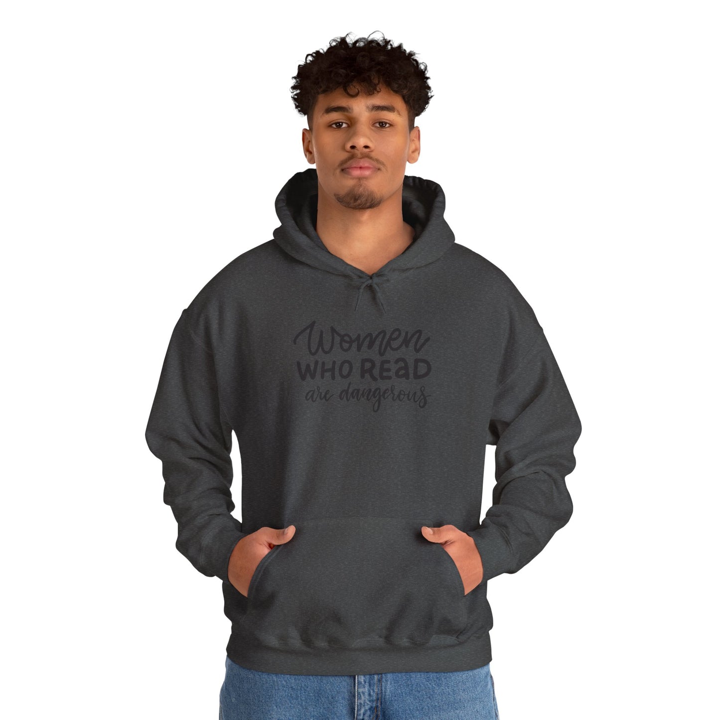 Women Who Read Are Dangerous Hoodie - Unisex Heavy Blend™ Sweatshirt - LUVEN