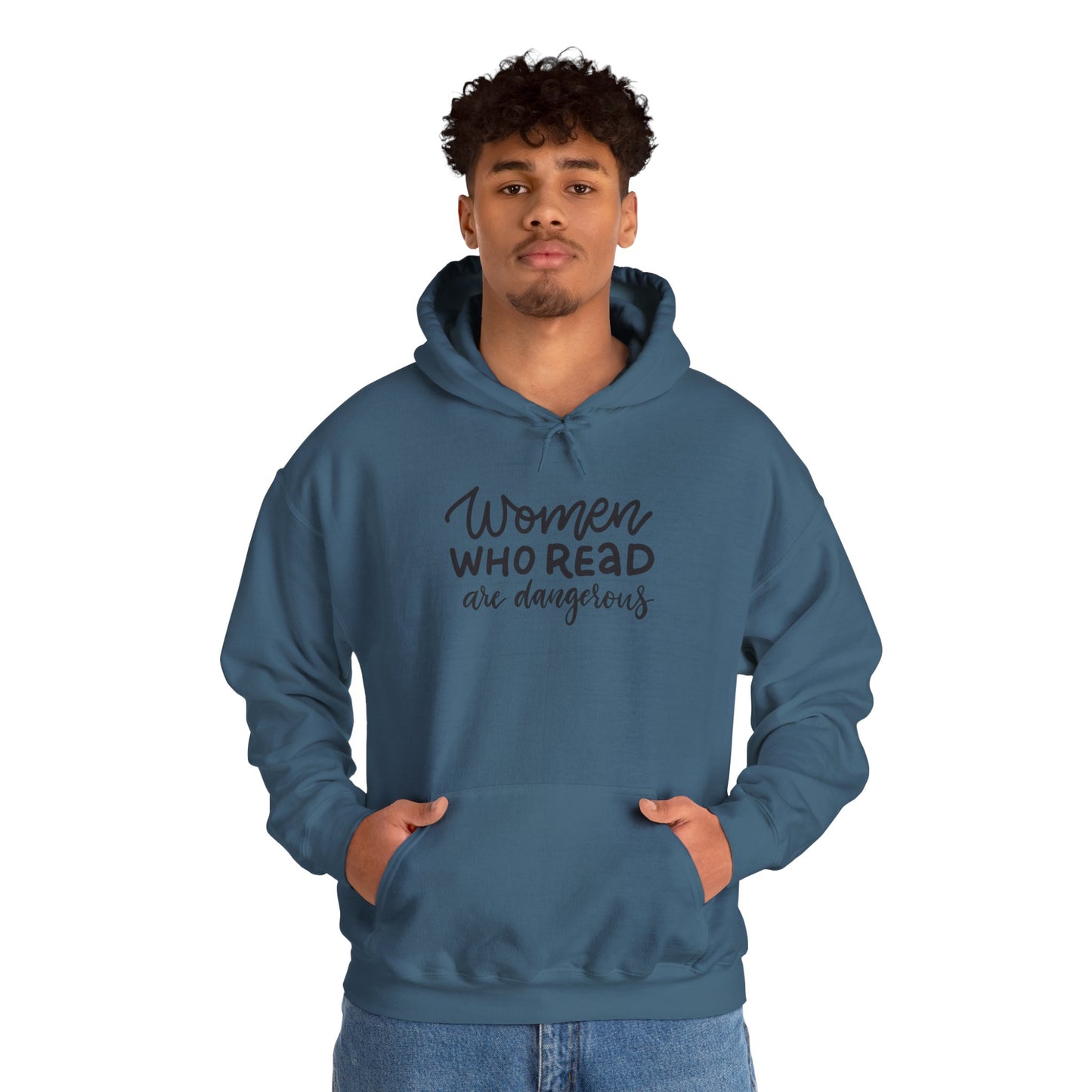 Women Who Read Are Dangerous Hoodie - Unisex Heavy Blend™ Sweatshirt - LUVEN