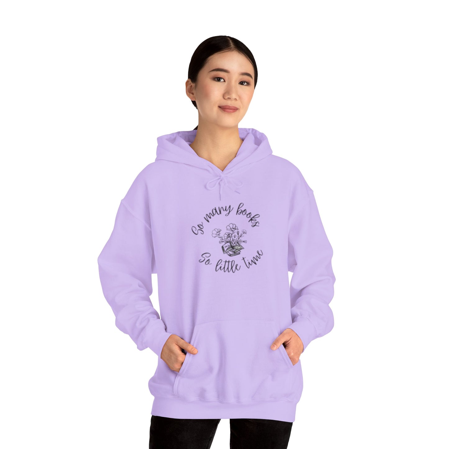 So Many Books Hooded Sweatshirt | Cozy Unisex Hoodie for Book Lovers - LUVEN