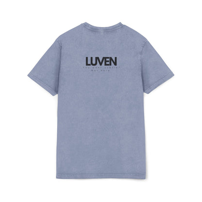 Trendy Acid Washed Tee - Casual Everyday Wear with LUVEN Design - LUVEN