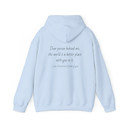 Positivity Vibes Unisex Hoodie with Uplifting Message - Comfort Blend - LUVEN