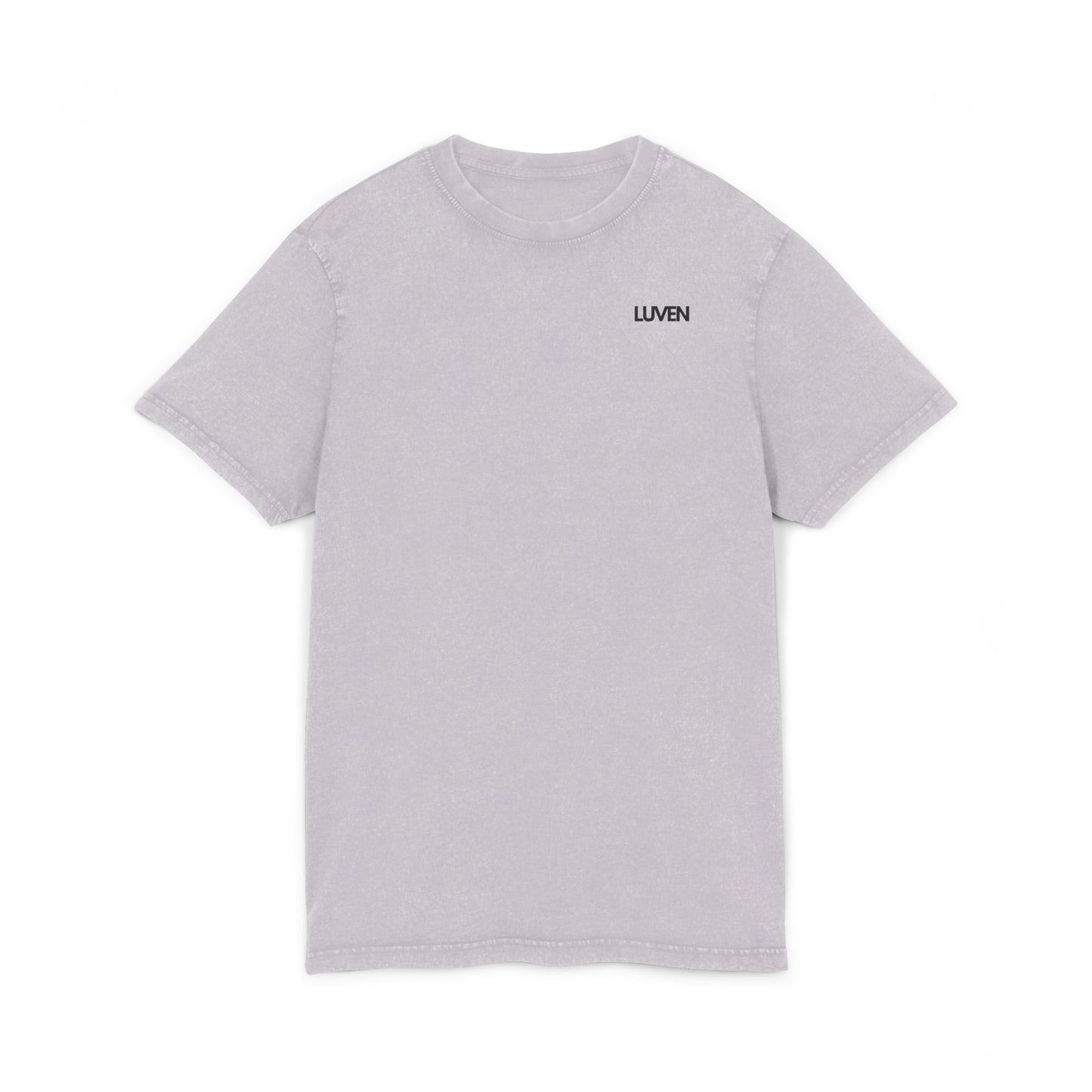 Trendy Acid Washed Tee - Casual Everyday Wear with LUVEN Design - LUVEN