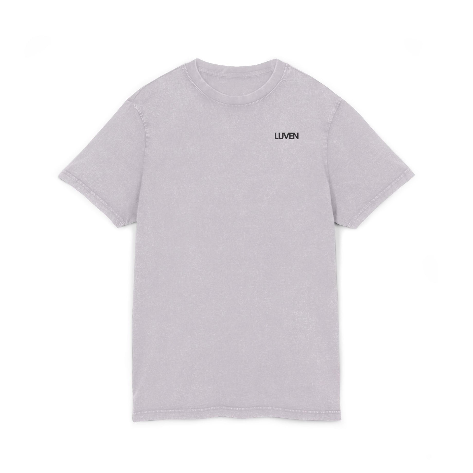 Trendy Acid Washed Tee - Casual Everyday Wear with LUVEN Design - LUVEN