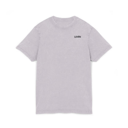 Trendy Acid Washed Tee - Casual Everyday Wear with LUVEN Design - LUVEN