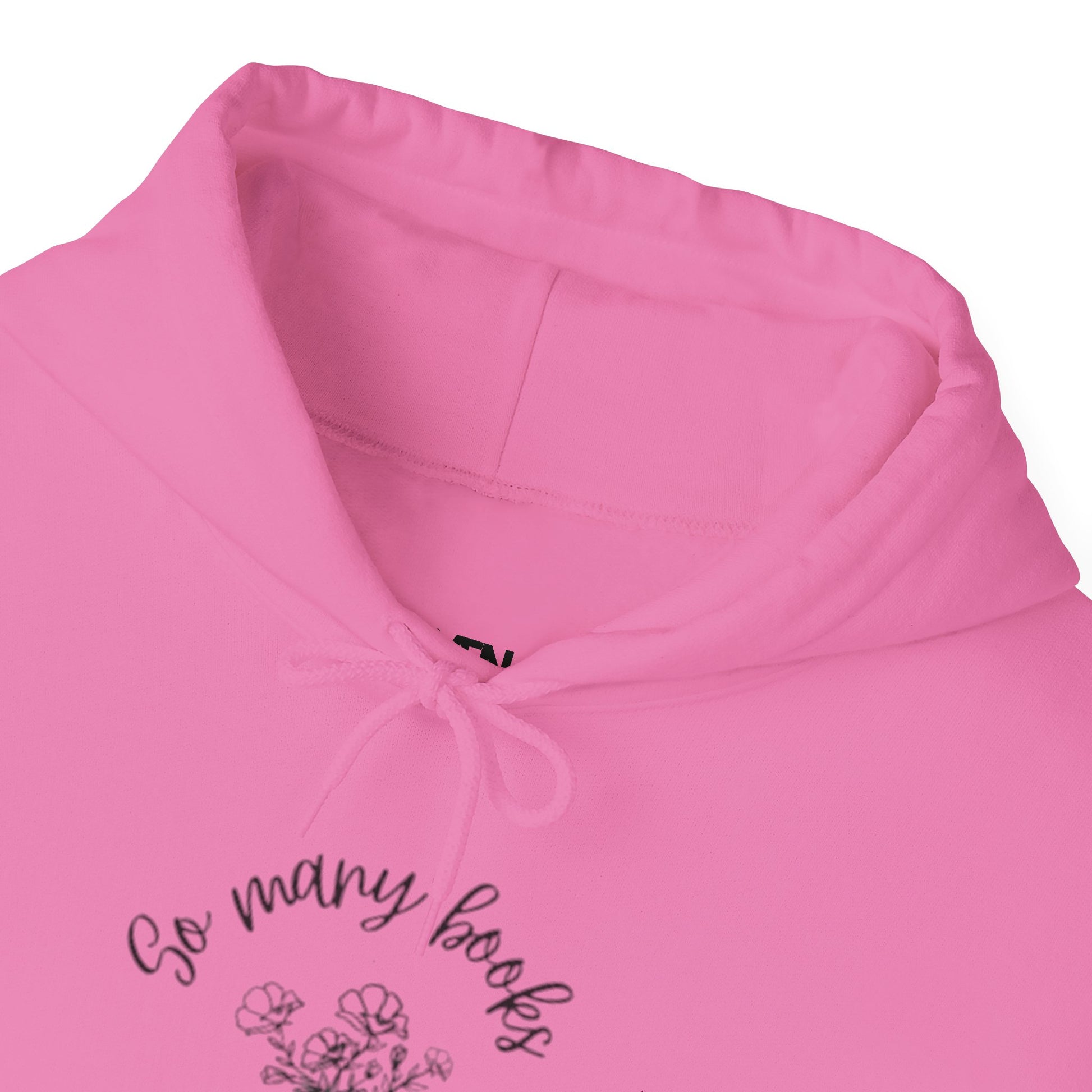 So Many Books Hooded Sweatshirt | Cozy Unisex Hoodie for Book Lovers - LUVEN
