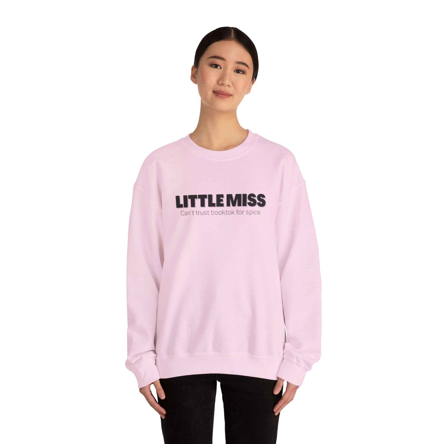 Little Miss Crewneck Sweatshirt - Cozy & Humorous