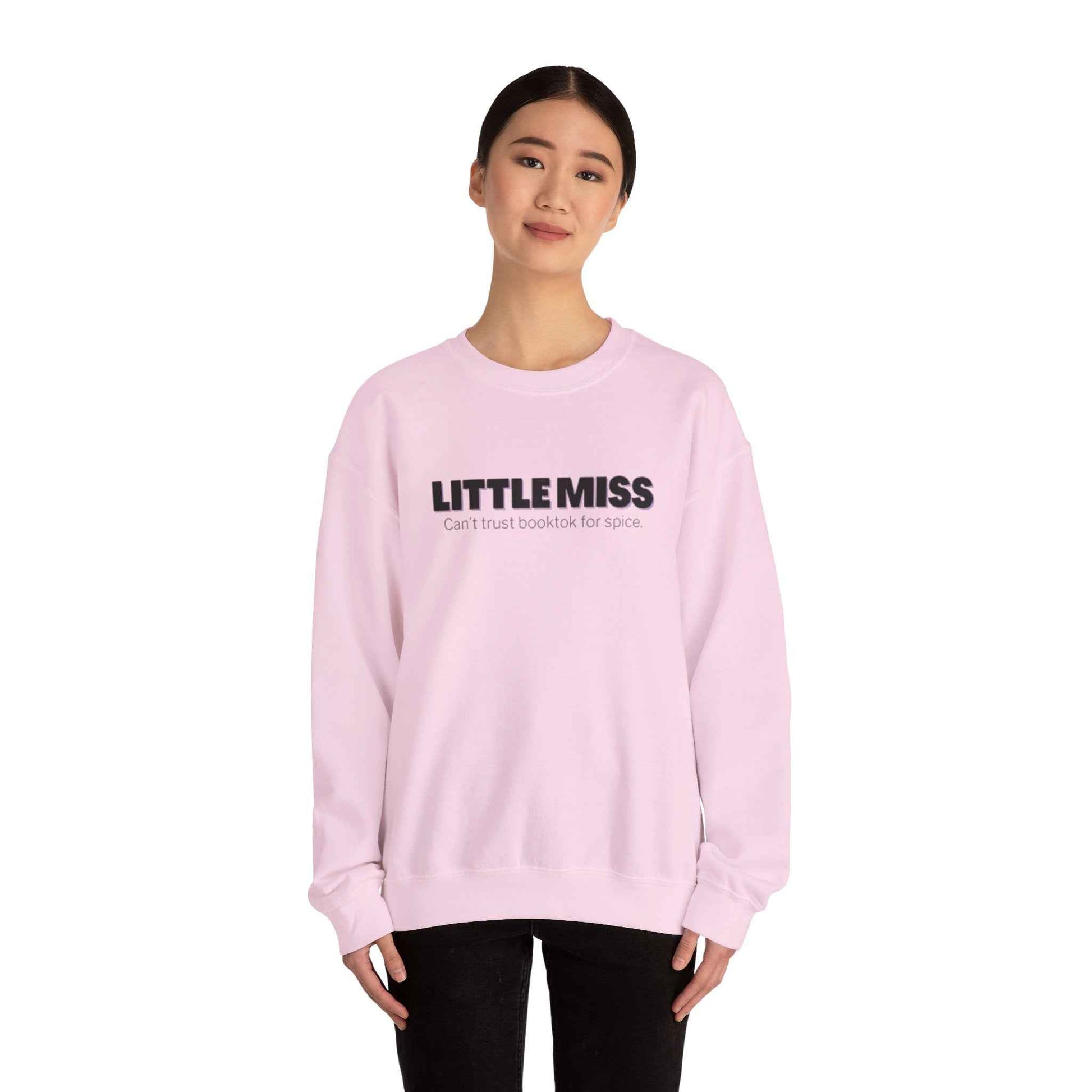 Little Miss Crewneck Sweatshirt - Cozy & Humorous