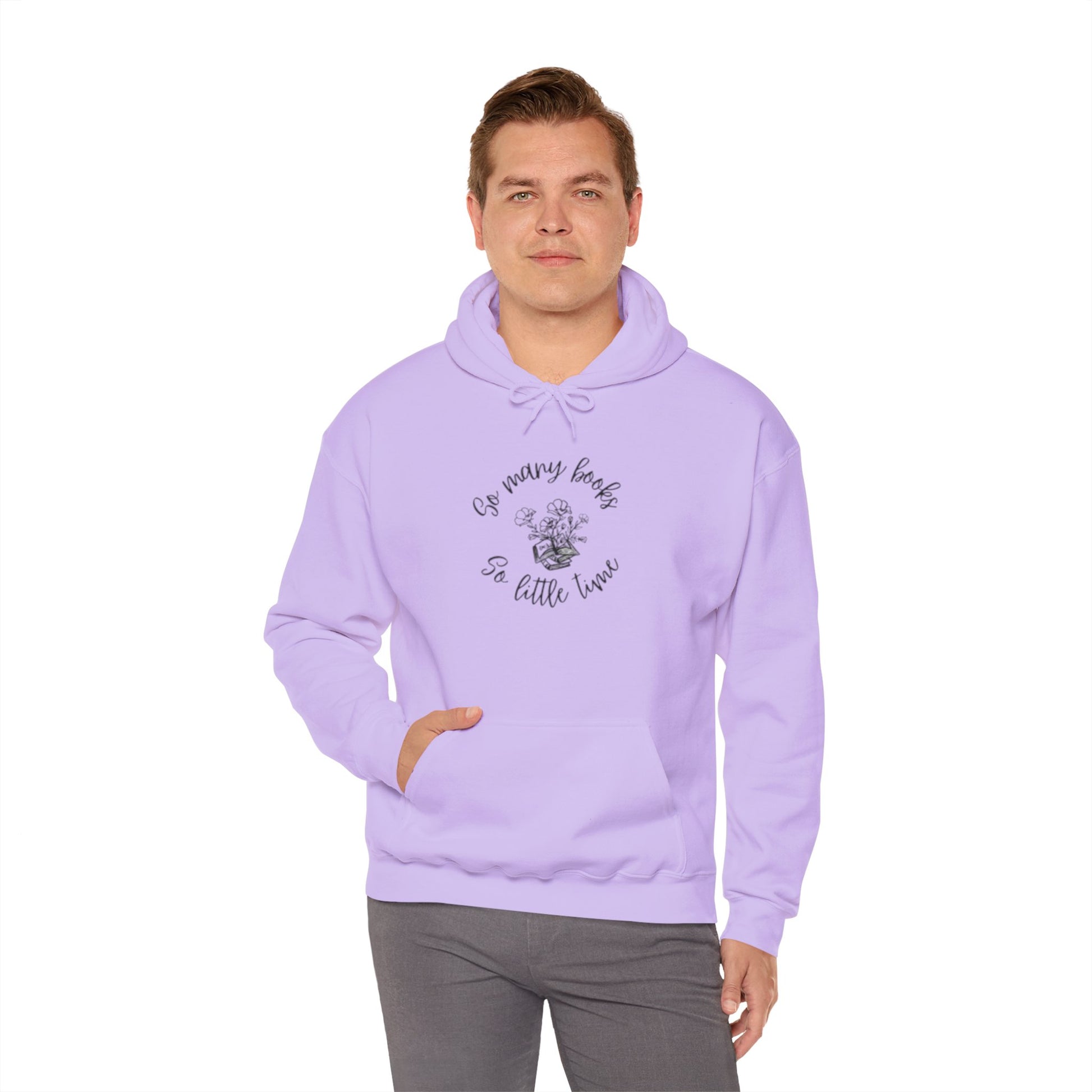 So Many Books Hooded Sweatshirt | Cozy Unisex Hoodie for Book Lovers - LUVEN