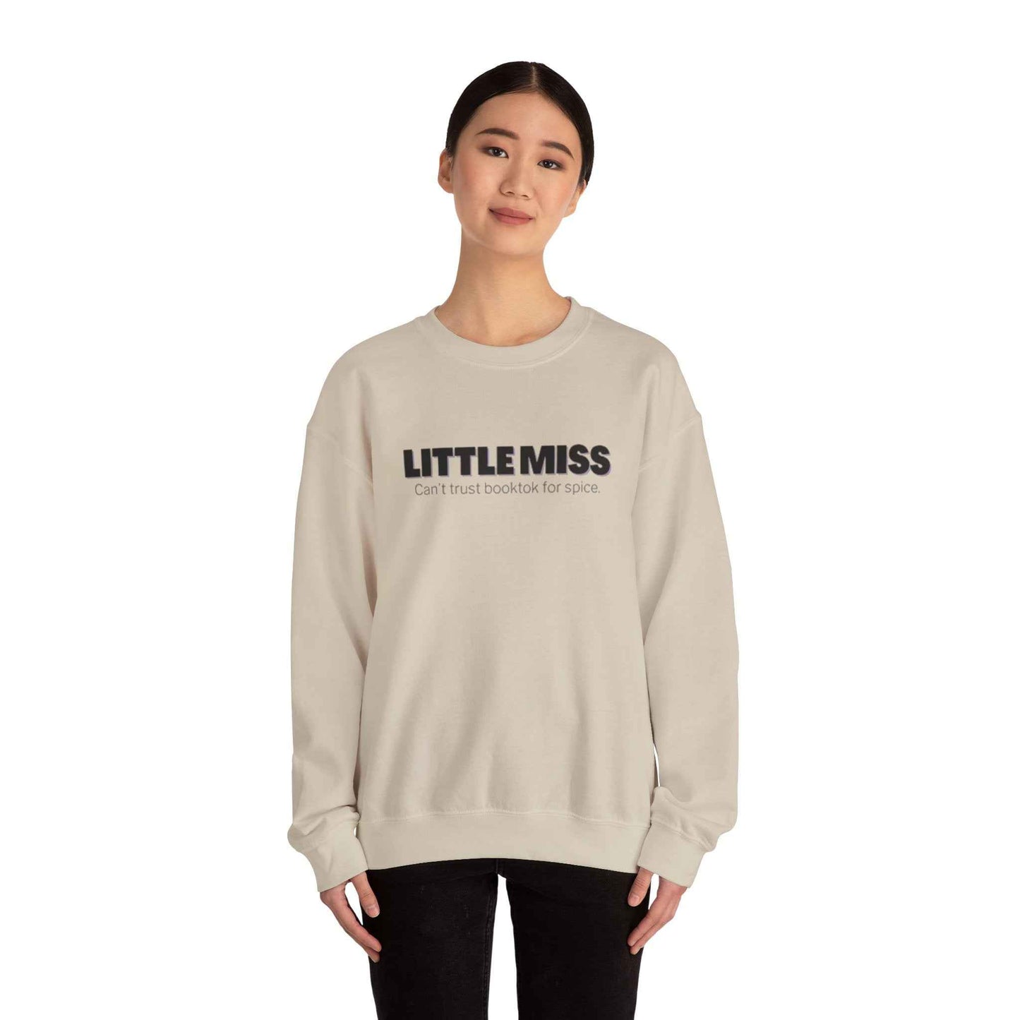 Little Miss Crewneck Sweatshirt - Cozy & Humorous