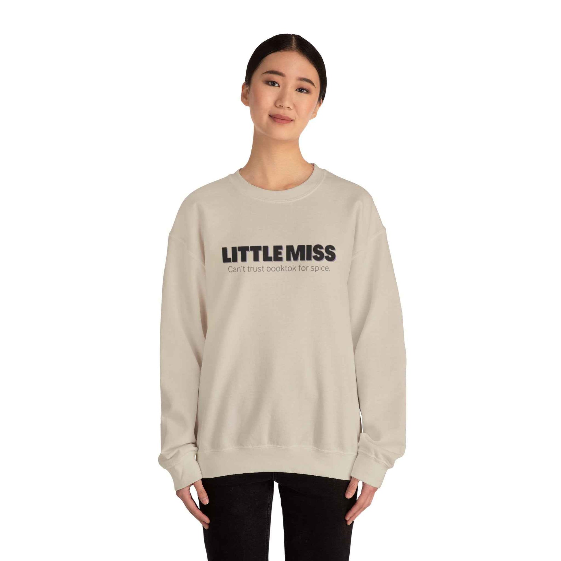 Little Miss Crewneck Sweatshirt - Cozy & Humorous