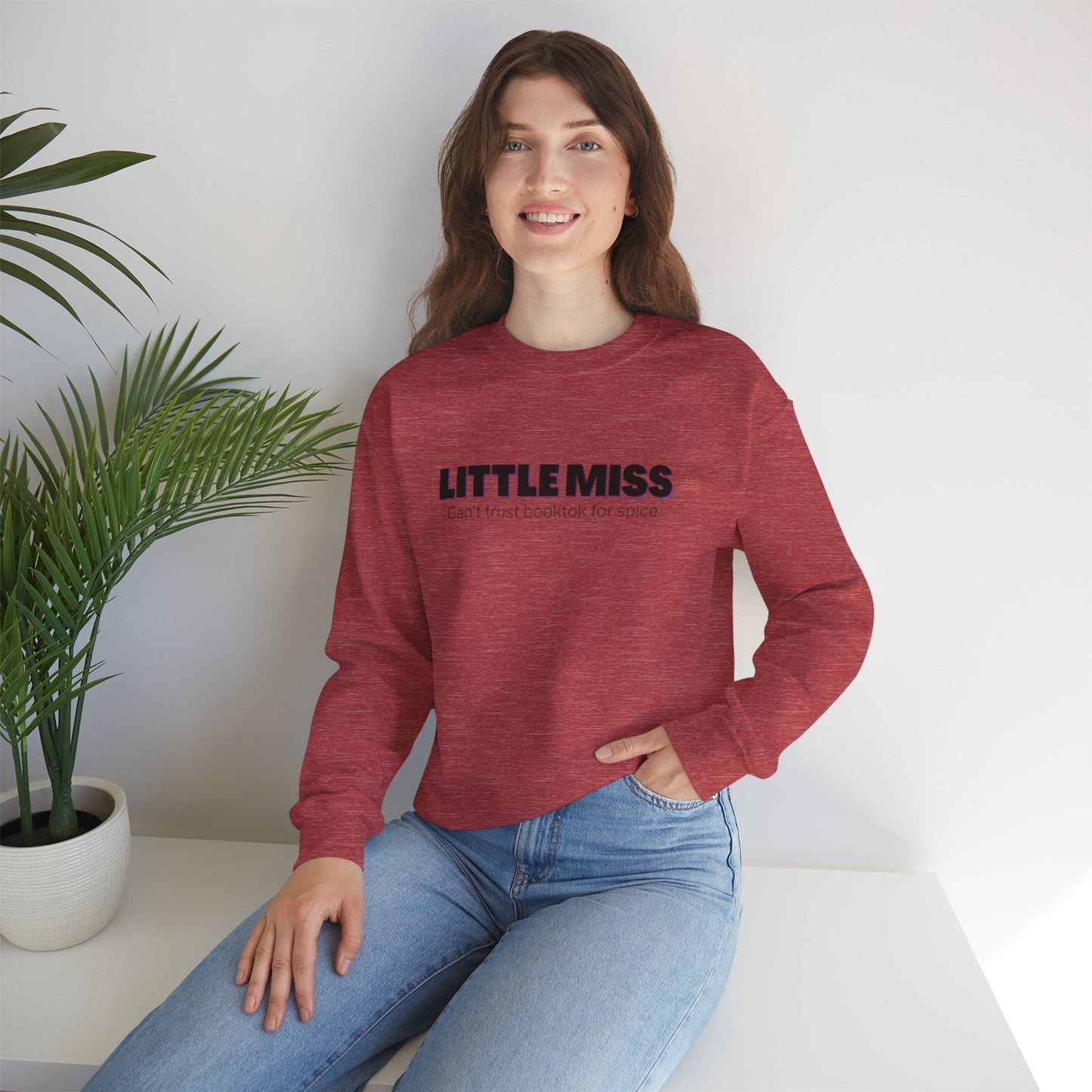 Little Miss Crewneck Sweatshirt - Cozy & Humorous