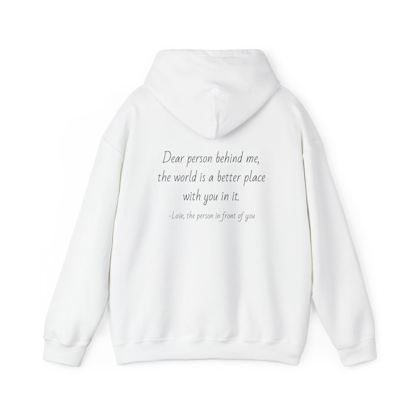Positivity Vibes Unisex Hoodie with Uplifting Message - Comfort Blend - LUVEN