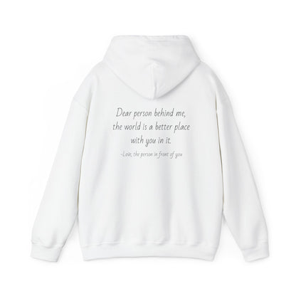 Positivity Vibes Unisex Hoodie with Uplifting Message - Comfort Blend - LUVEN