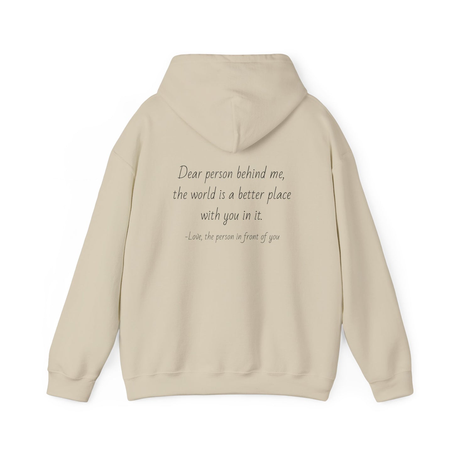 Positivity Vibes Unisex Hoodie with Uplifting Message - Comfort Blend - LUVEN