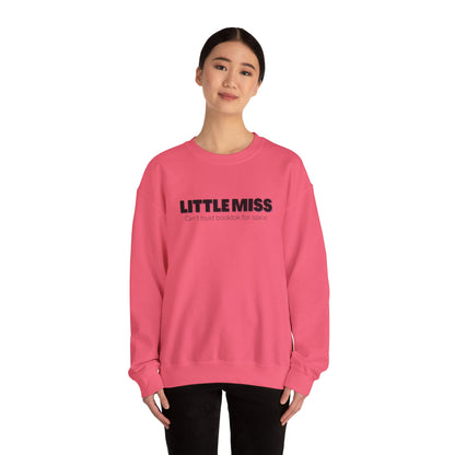 Little Miss Crewneck Sweatshirt - Cozy & Humorous