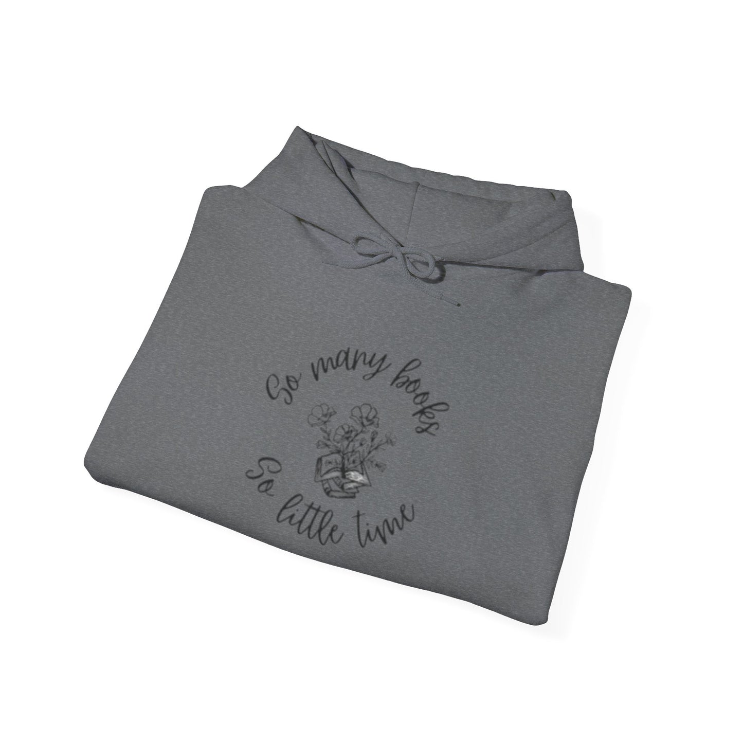 So Many Books Hooded Sweatshirt | Cozy Unisex Hoodie for Book Lovers - LUVEN