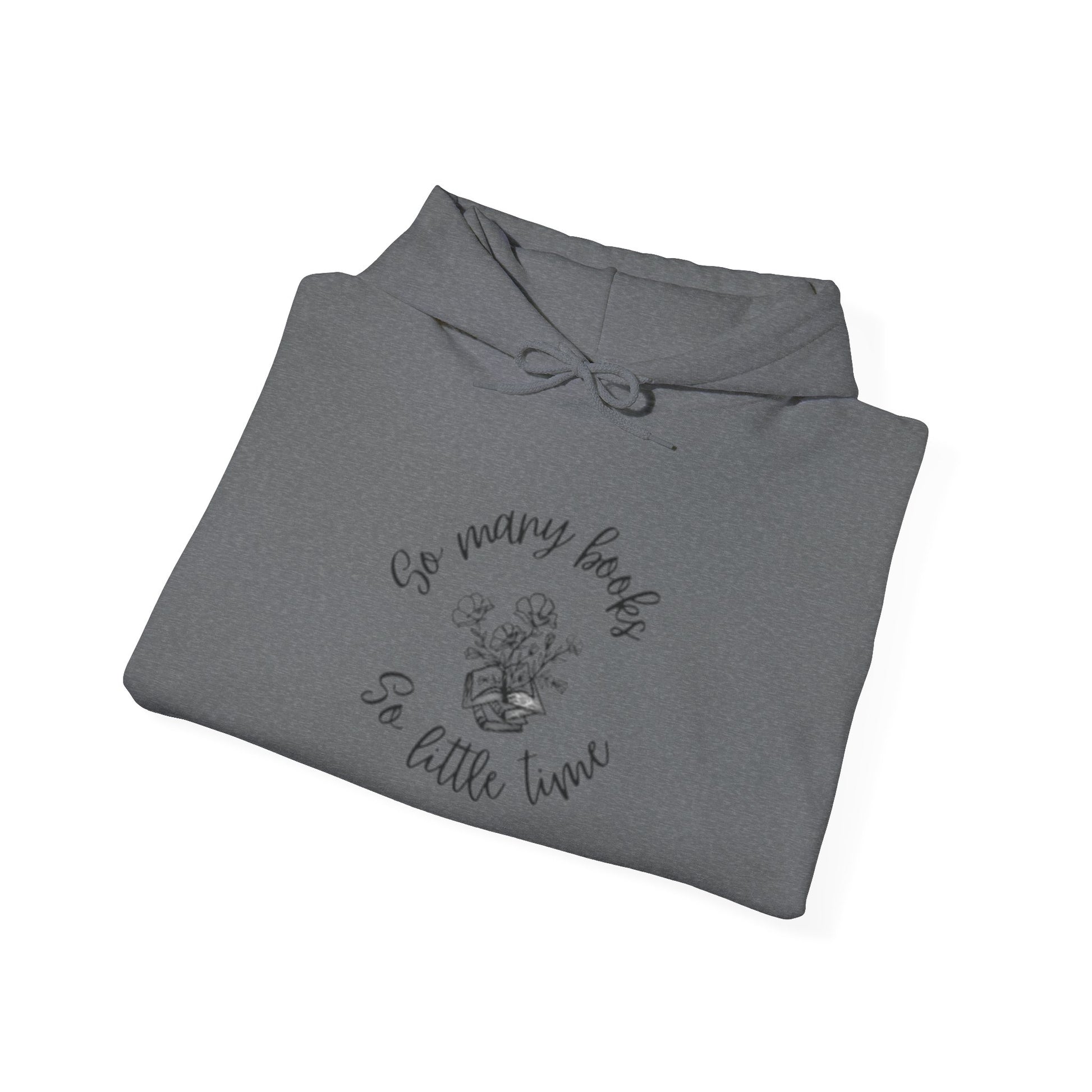 So Many Books Hooded Sweatshirt | Cozy Unisex Hoodie for Book Lovers - LUVEN