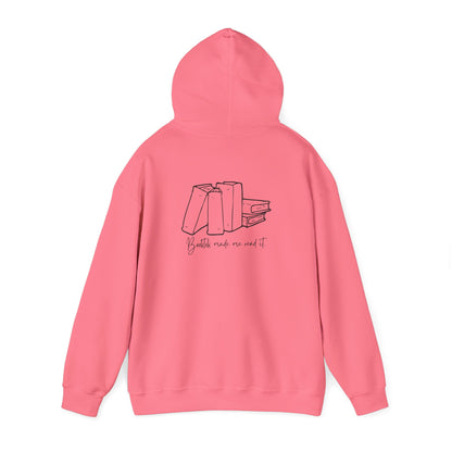 Comfortable Unisex Hooded Sweatshirt with Inspirational Design - Perfect for Relaxation and Everyday Wear - LUVEN