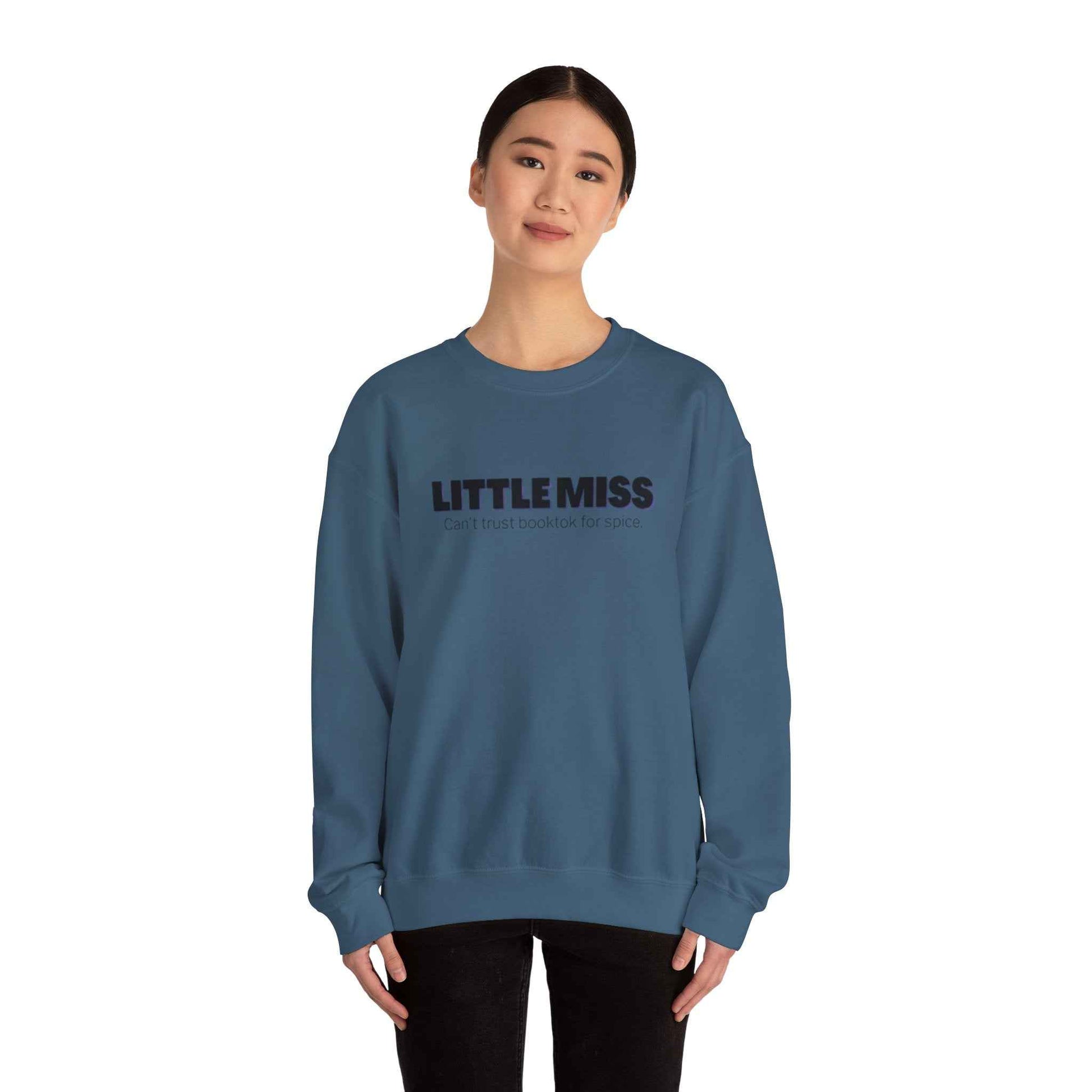 Little Miss Crewneck Sweatshirt - Cozy & Humorous