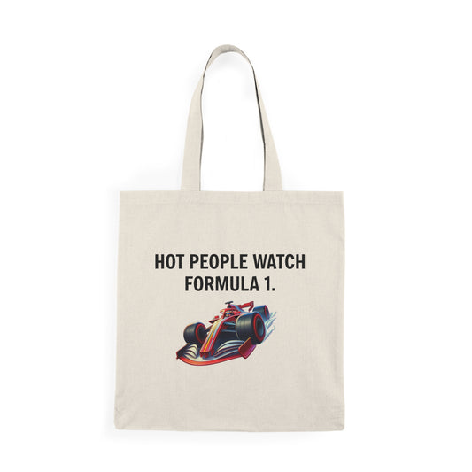 Formula 1 Tote Bag, Funny Eco-Friendly Grocery Tote, Gift for Racing Enthusiasts, Hot People Watch Bag