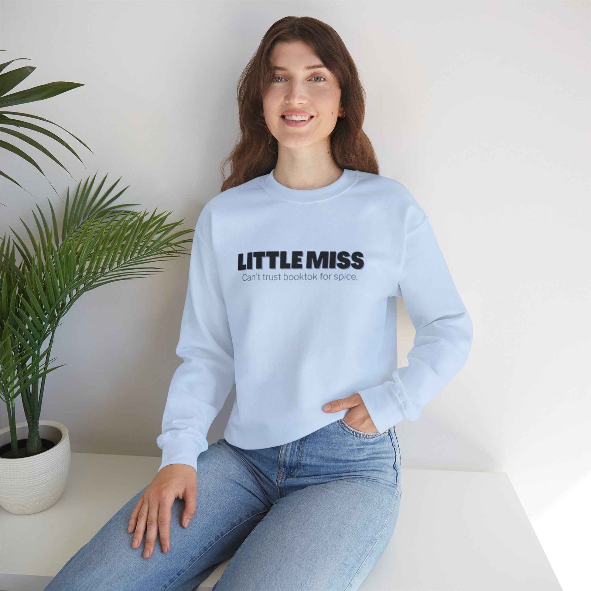 Little Miss Crewneck Sweatshirt - Cozy & Humorous