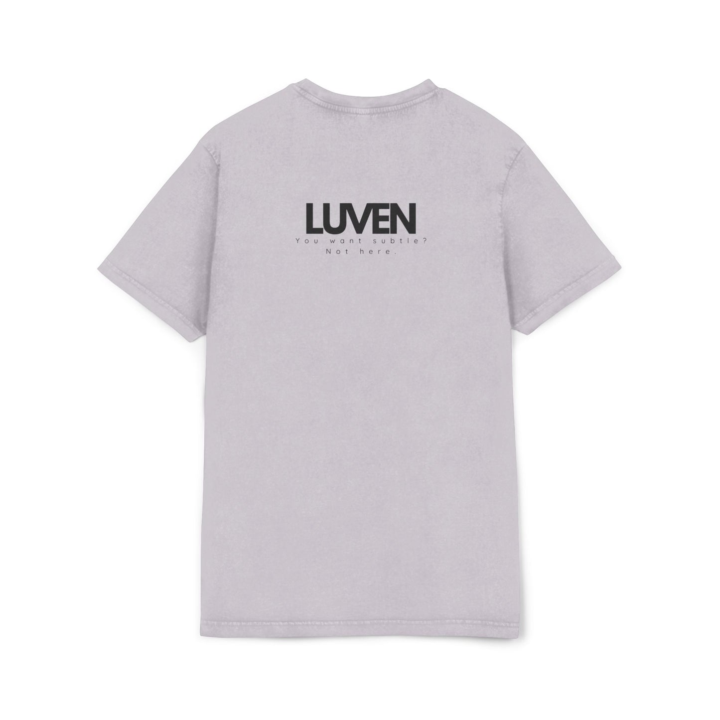 Trendy Acid Washed Tee - Casual Everyday Wear with LUVEN Design - LUVEN
