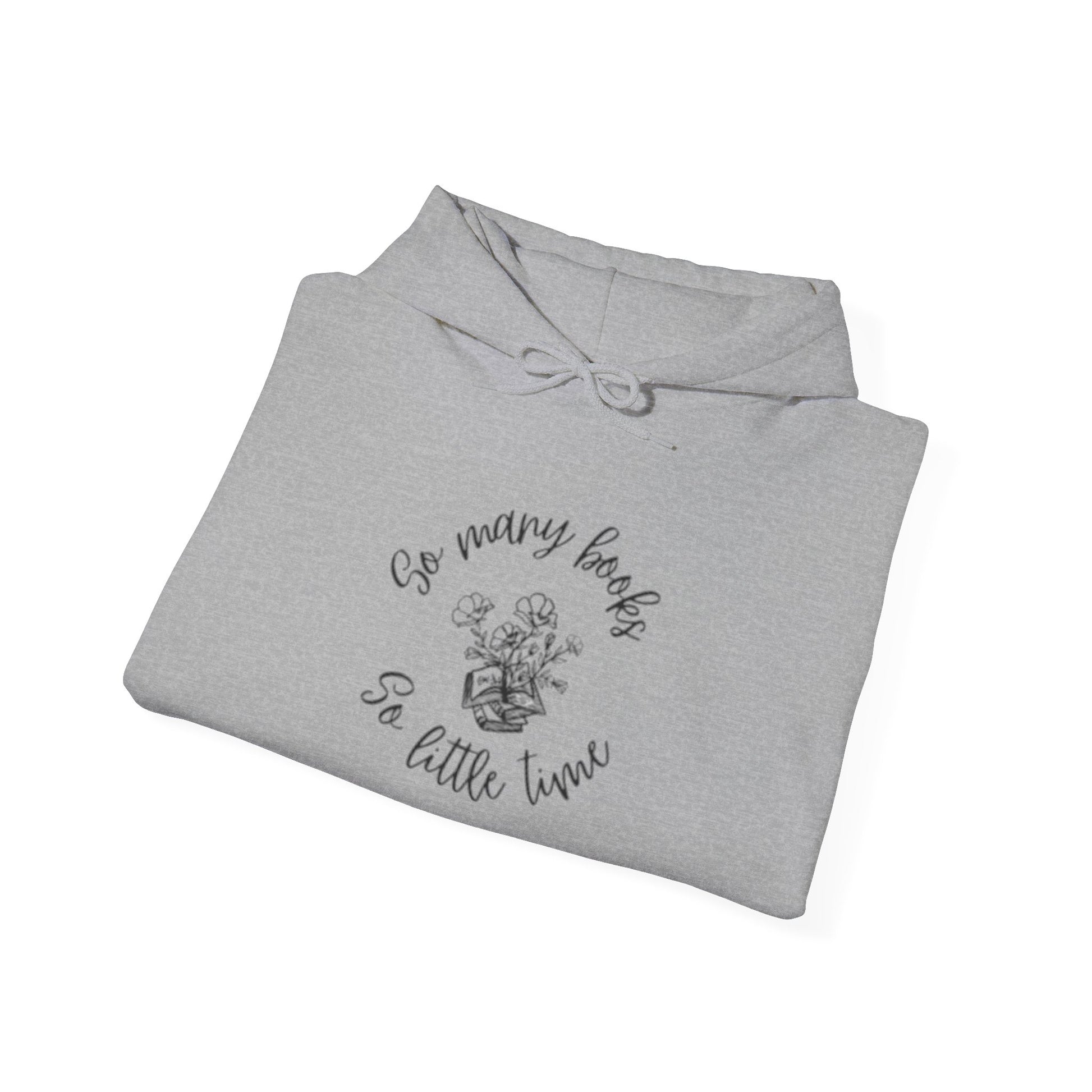 So Many Books Hooded Sweatshirt | Cozy Unisex Hoodie for Book Lovers - LUVEN
