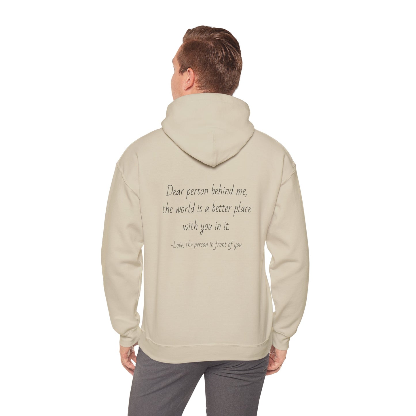 Positivity Vibes Unisex Hoodie with Uplifting Message - Comfort Blend - LUVEN