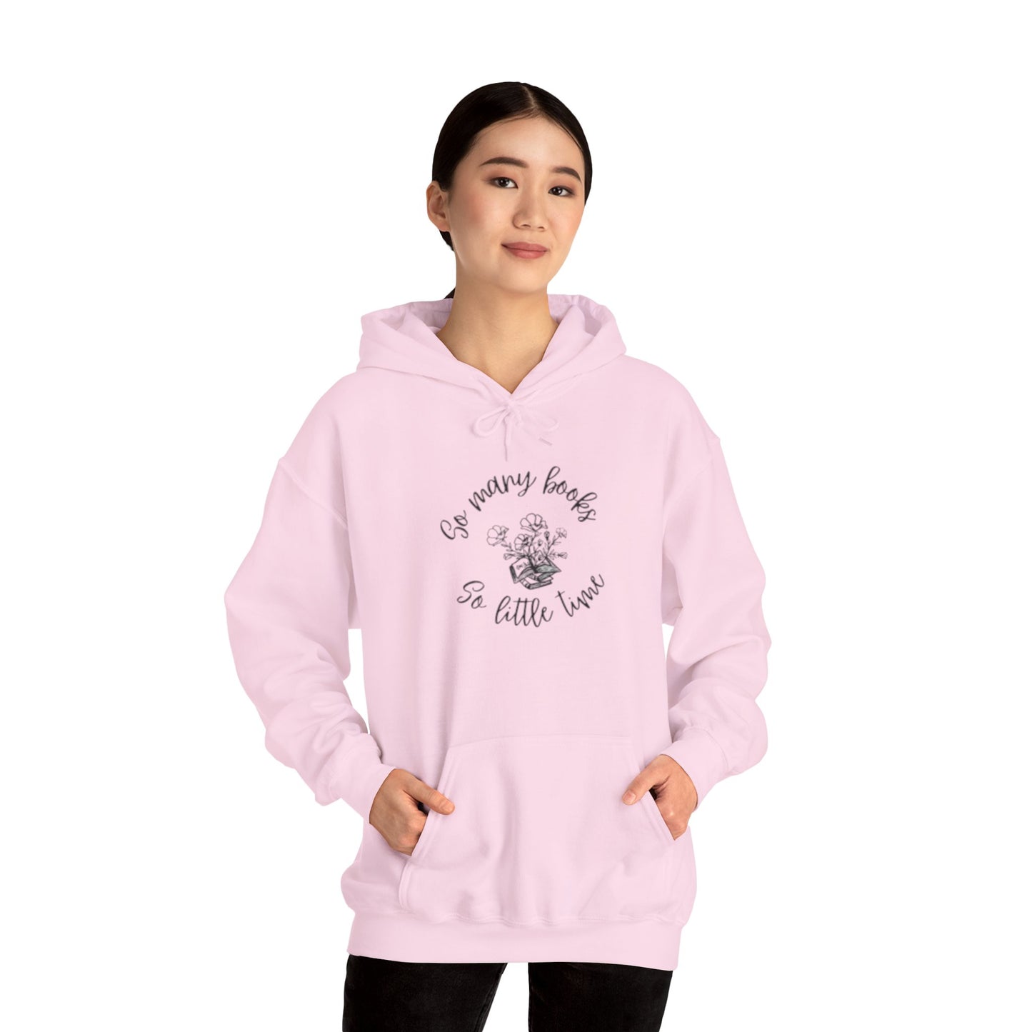 So Many Books Hooded Sweatshirt | Cozy Unisex Hoodie for Book Lovers - LUVEN