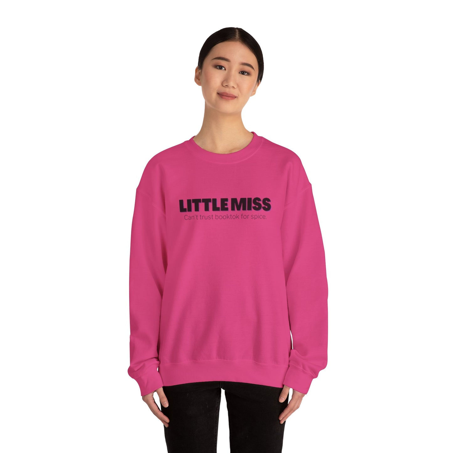 Little Miss Crewneck Sweatshirt - Cozy & Humorous