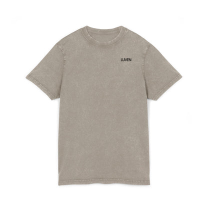 Trendy Acid Washed Tee - Casual Everyday Wear with LUVEN Design - LUVEN
