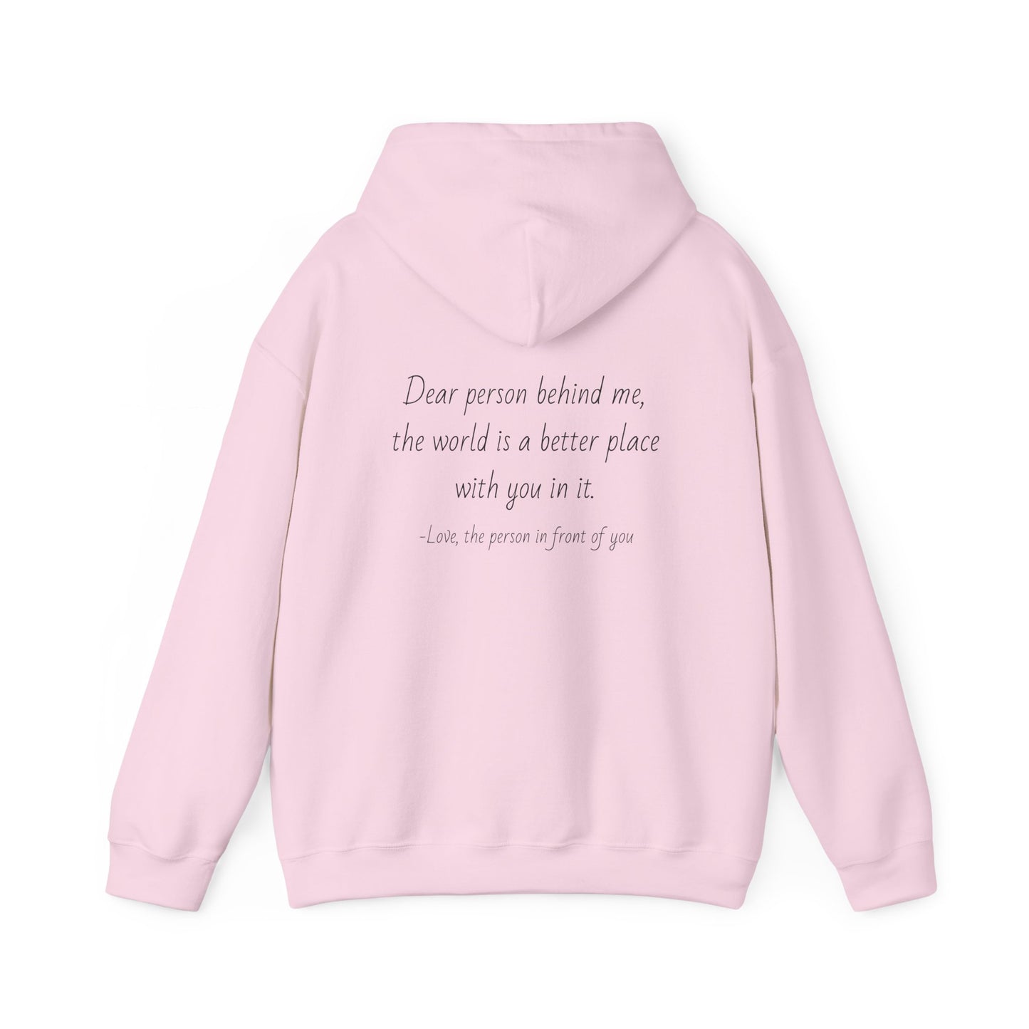 Positivity Vibes Unisex Hoodie with Uplifting Message - Comfort Blend - LUVEN