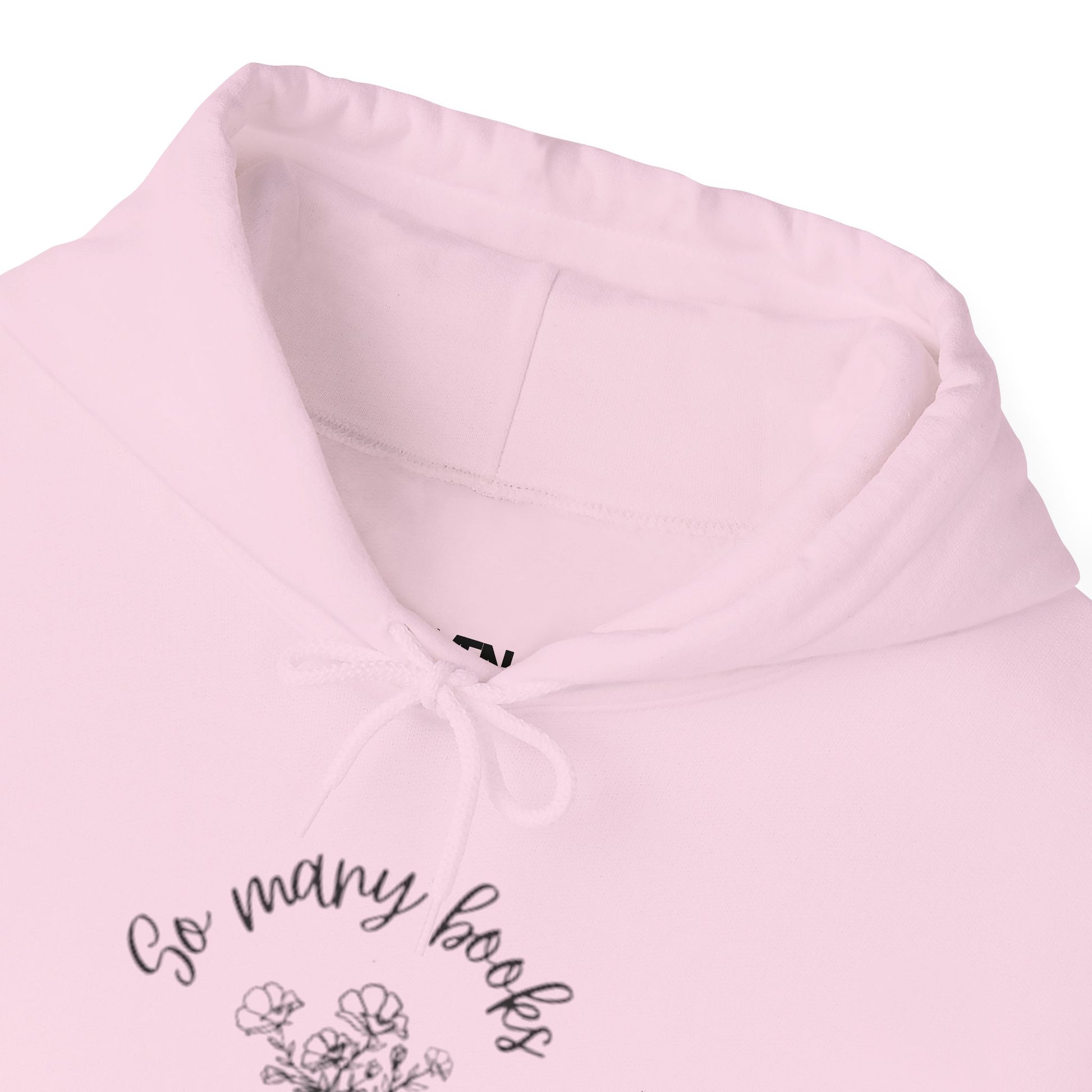 So Many Books Hooded Sweatshirt | Cozy Unisex Hoodie for Book Lovers - LUVEN