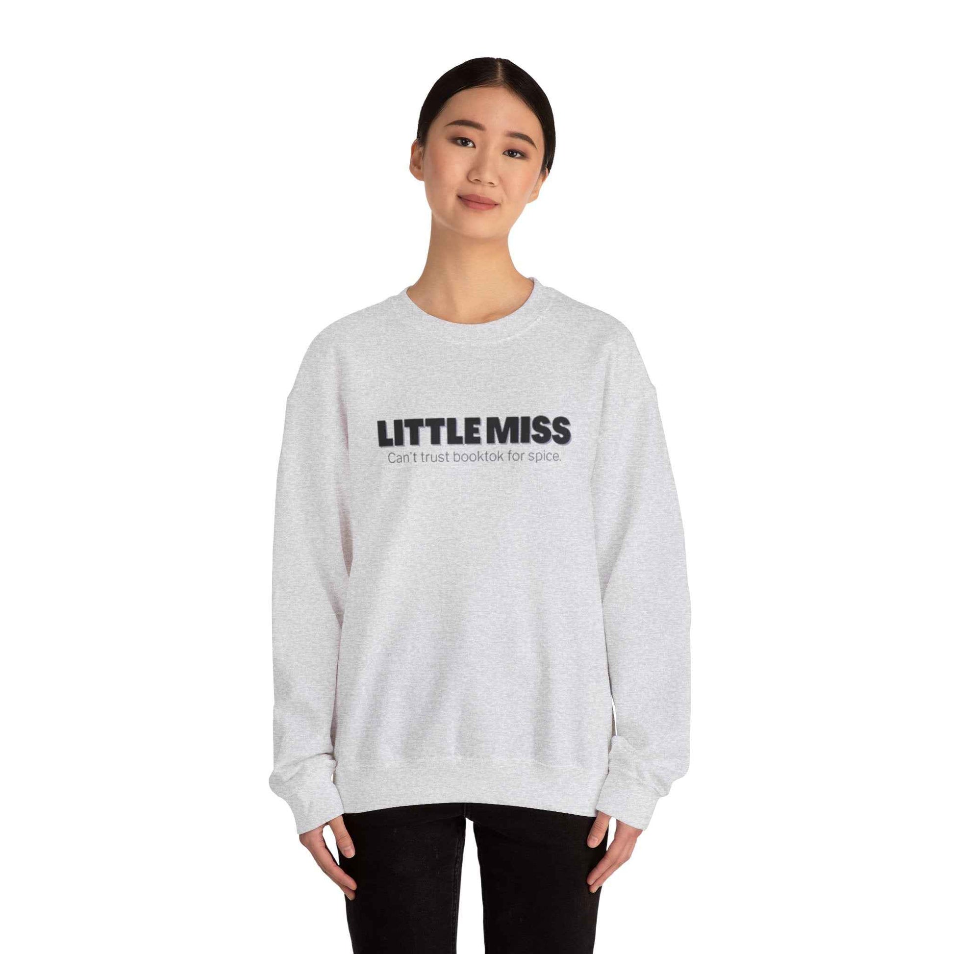 Little Miss Crewneck Sweatshirt - Cozy & Humorous
