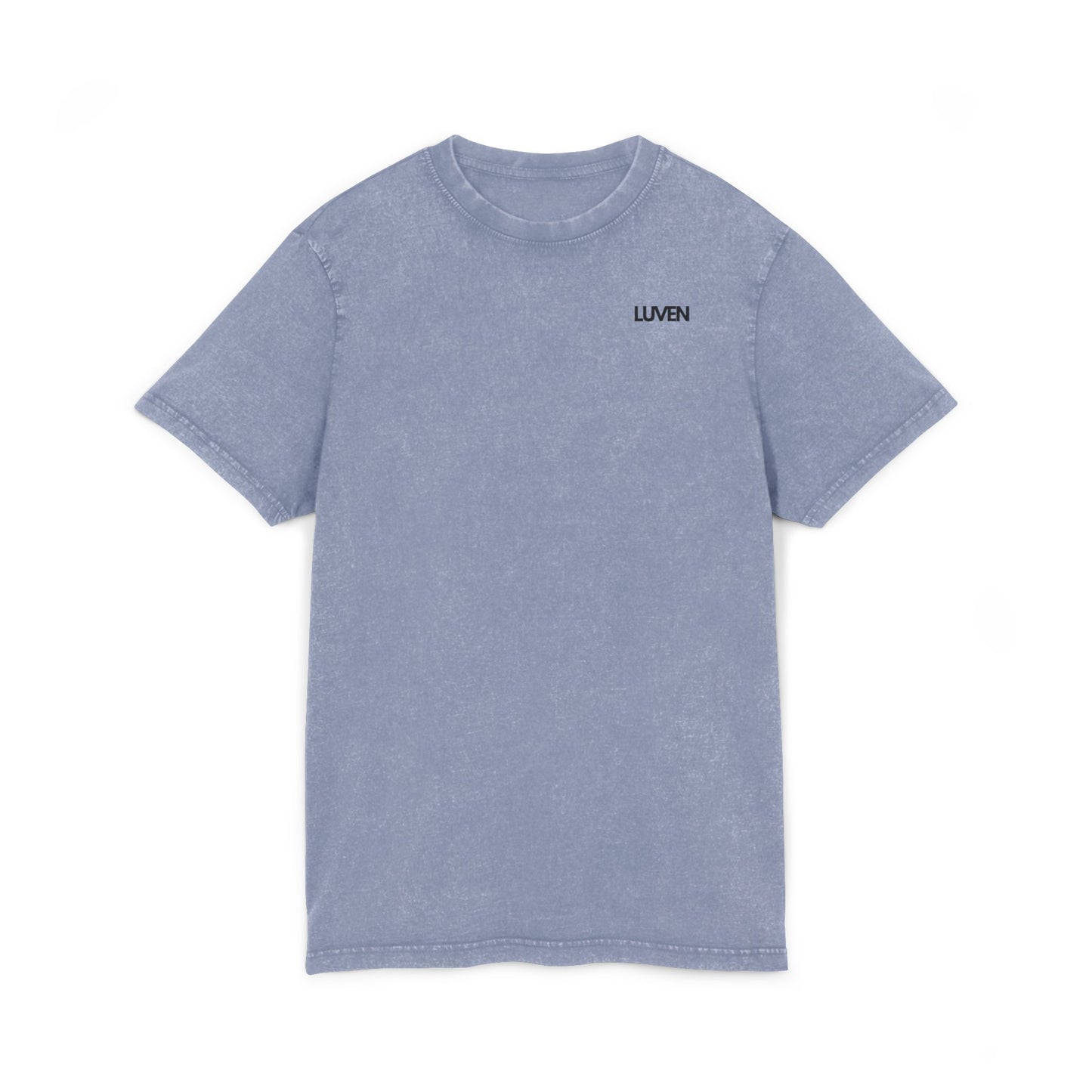 Trendy Acid Washed Tee - Casual Everyday Wear with LUVEN Design - LUVEN