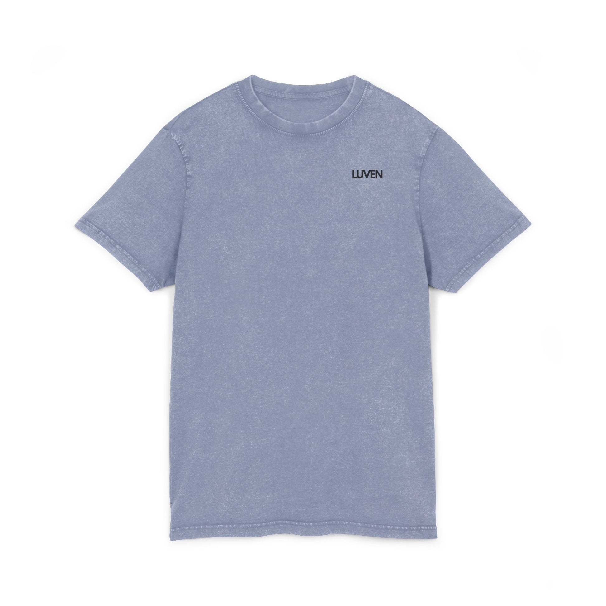 Trendy Acid Washed Tee - Casual Everyday Wear with LUVEN Design - LUVEN