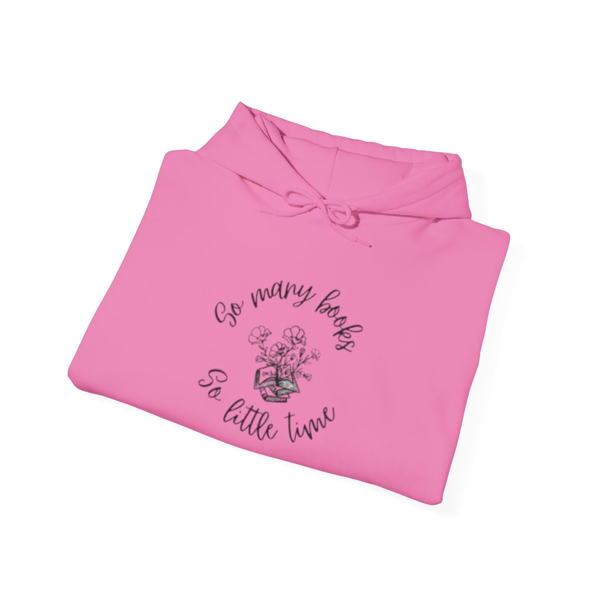 So Many Books Hooded Sweatshirt | Cozy Unisex Hoodie for Book Lovers - LUVEN