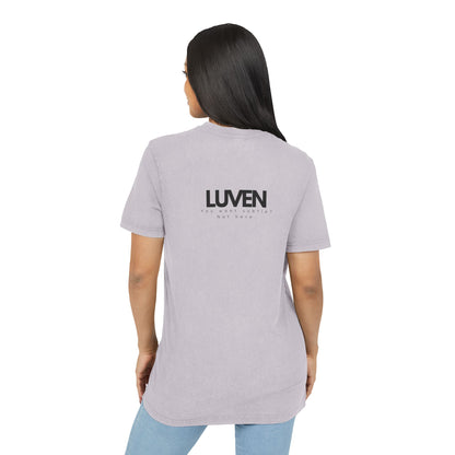 Trendy Acid Washed Tee - Casual Everyday Wear with LUVEN Design - LUVEN