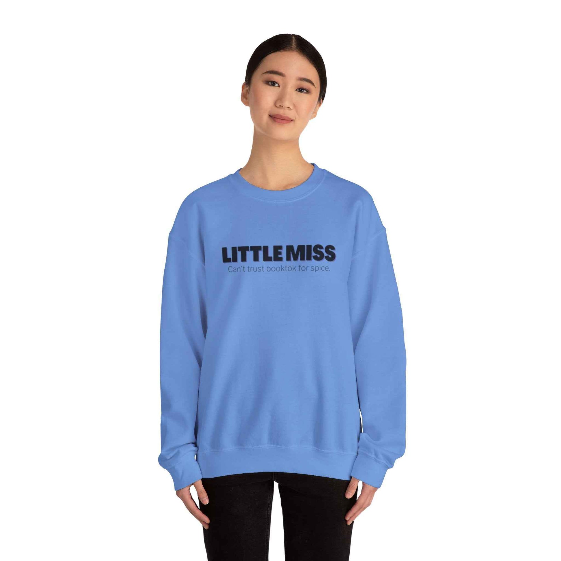Little Miss Crewneck Sweatshirt - Cozy & Humorous